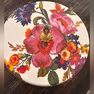 Mackenzie Childs floral cheese Course platter